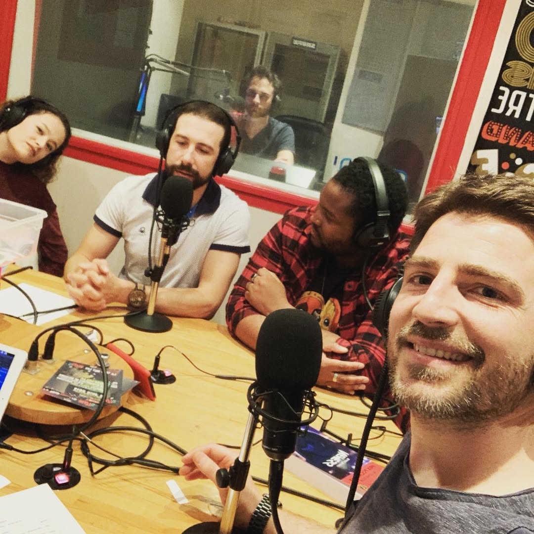 À la radio pour la promo de Némésis